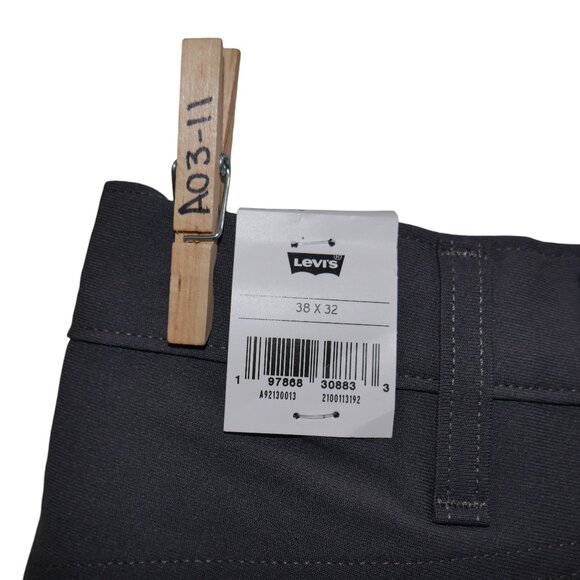 Levi's 511 Slim Fit Tech Pants Men's Size 38x32 Performance Stretch Gray NWT - Picture 13 of 13